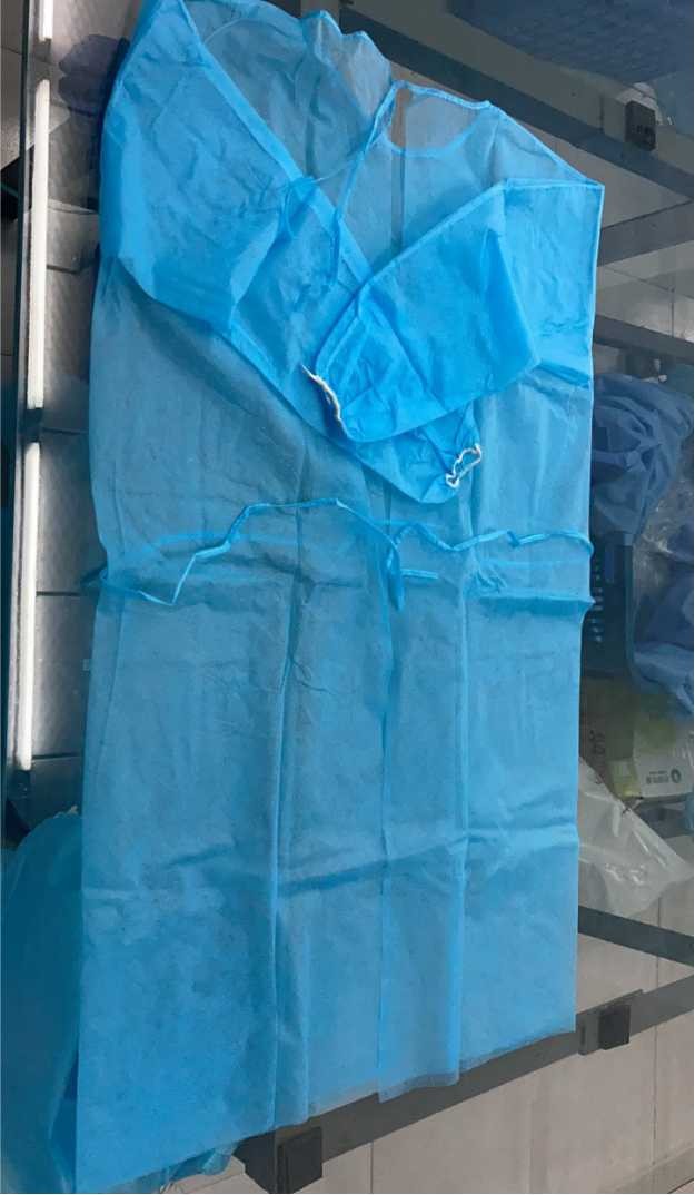 Ühekordsed meditsiinilised mittekootud plastist eraldusriided