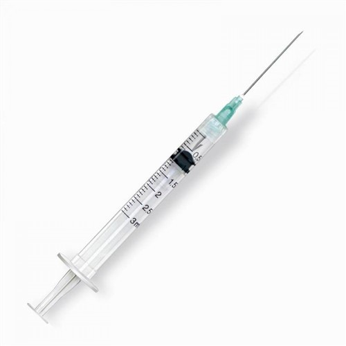 Kõrge standardiga ohutus 1 ml steriilne ühekordselt kasutatav süstal koos pakendiga